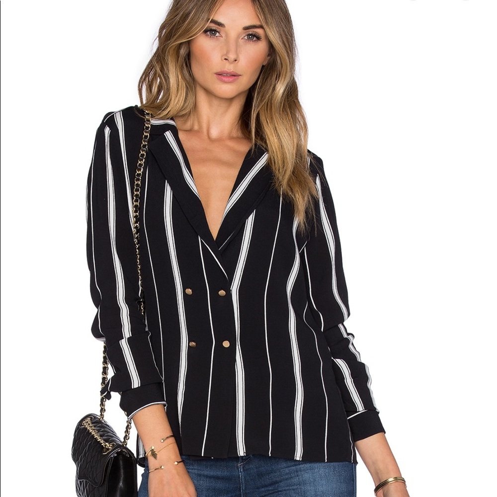 L’ Academie work blouse